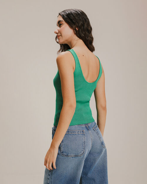 Top De Punto Cuello V